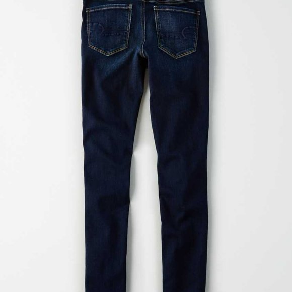 NWT American Eagle Soft Knit Jeggings, Darkness Falls Blue, Size 4 - Picture 2 of 6